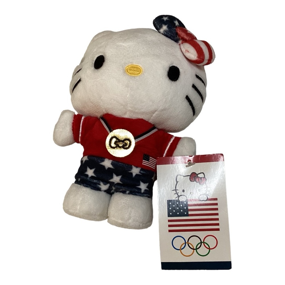 GUND Hello Kitty Team USA‎ Athlete 6″ Plush New